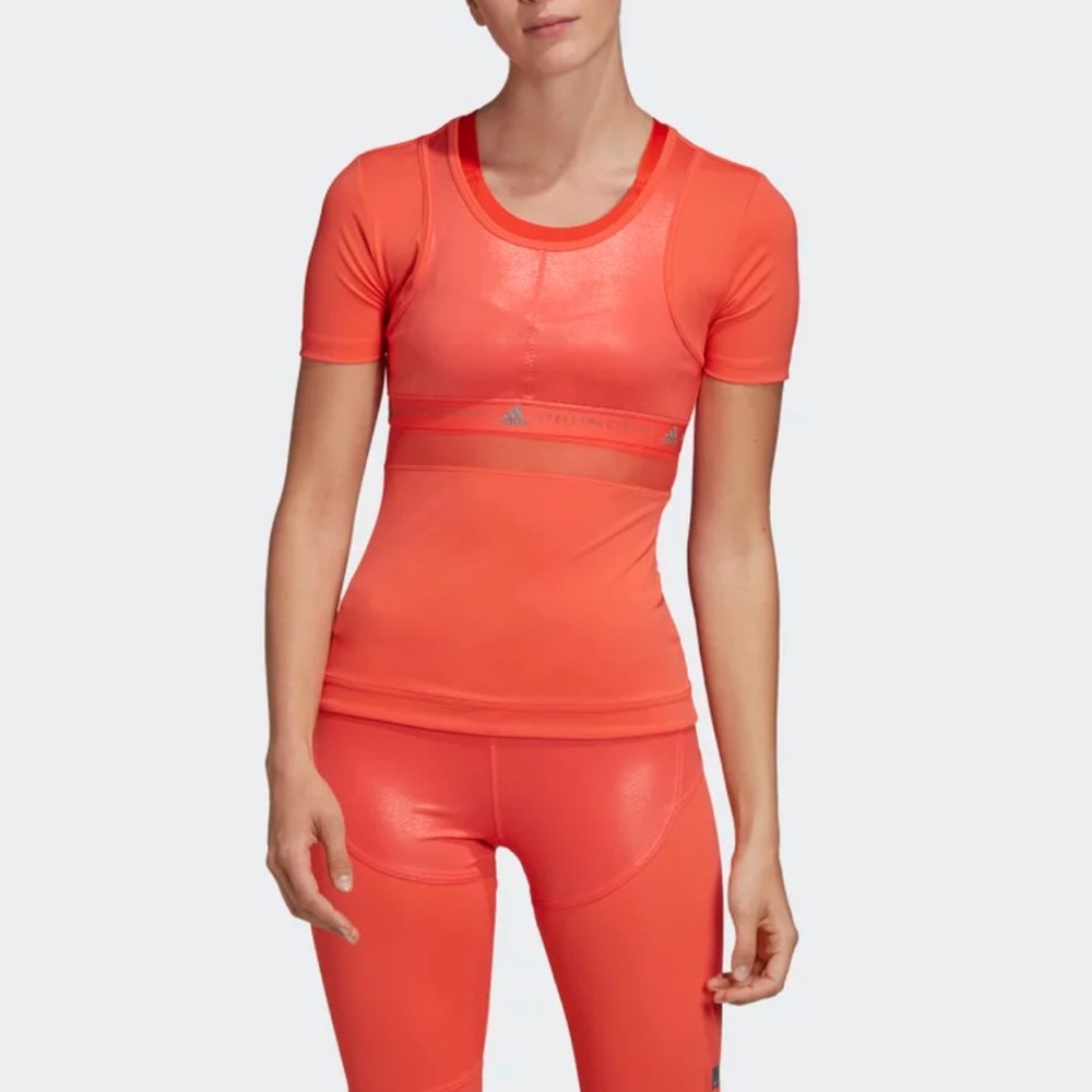 Adidas by Stella McCartney activewear set - coral color